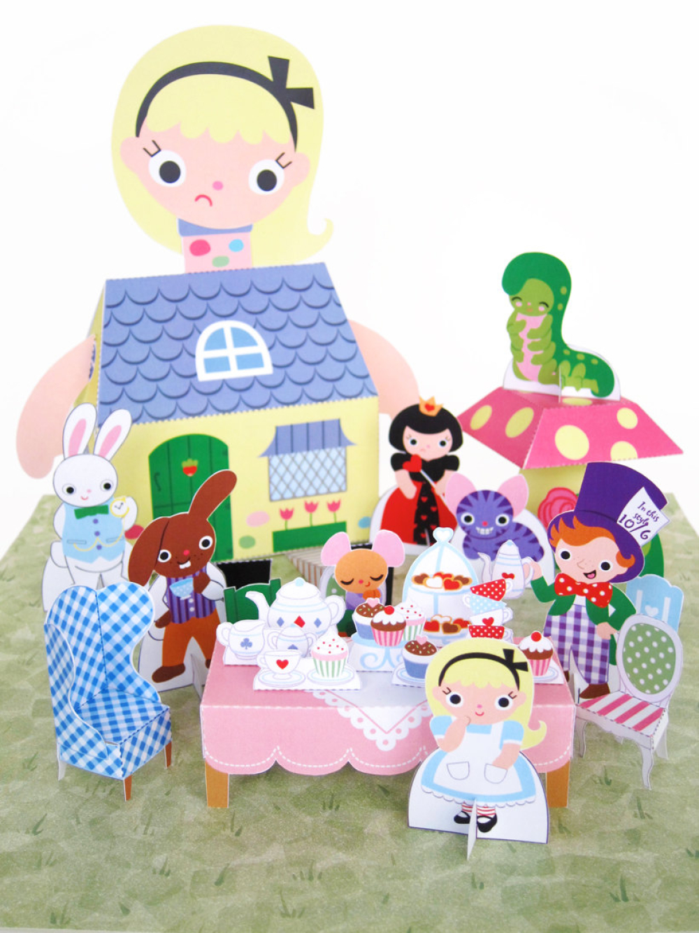 disney alice in wonderland playset