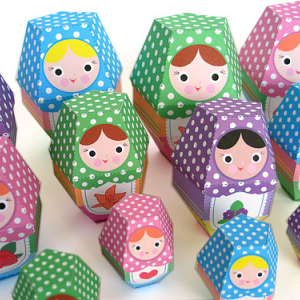 Paper Nesting Dolls