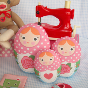 Nesting Doll Cut and Sew Dolls