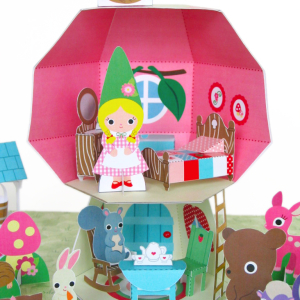 Mushroom Cottage Dollhouse